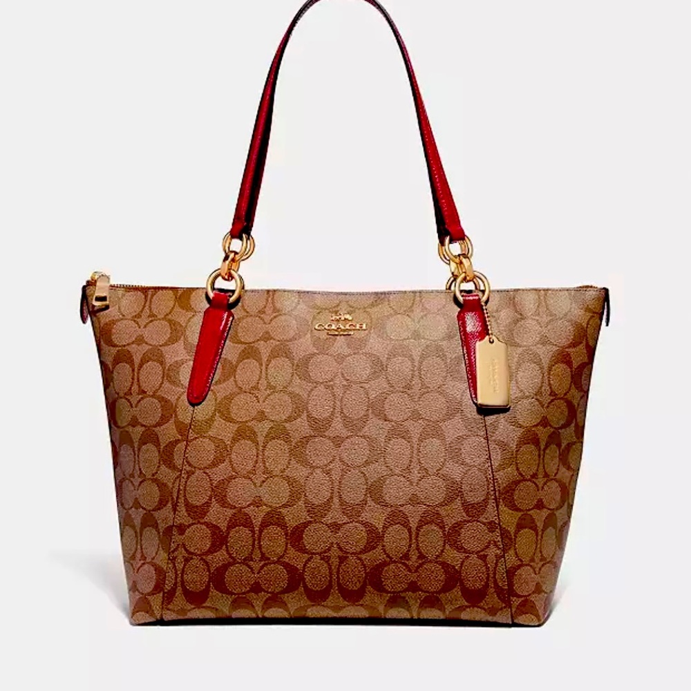 Coach Ava Tote In Signature Canvas